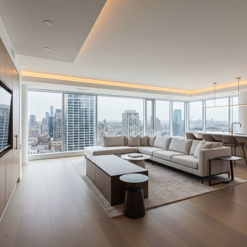 Modern 2 Bed with City Views